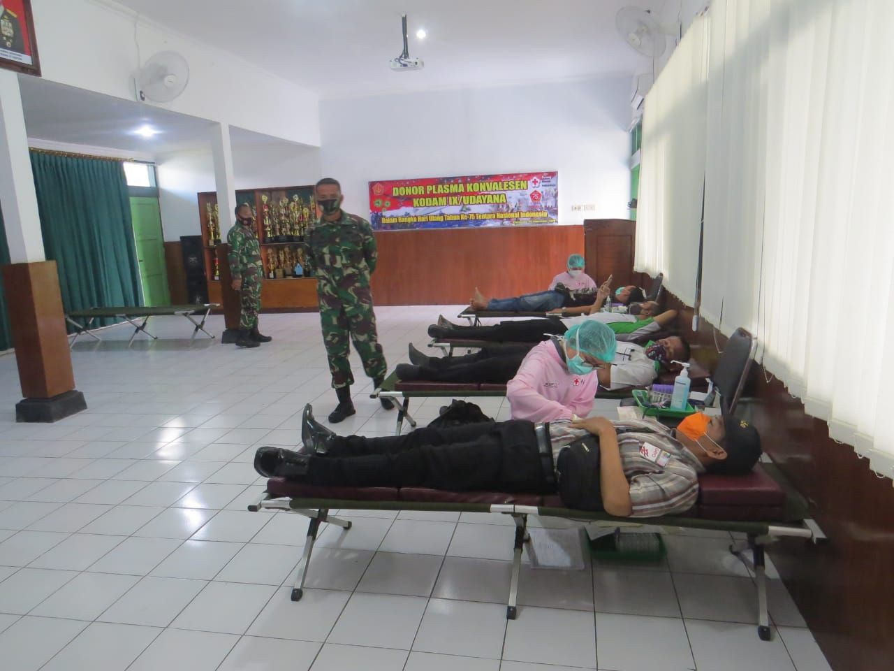 podiumnews.com-Dandim Klungkung: 21 Orang Siap Menjadi Pendonor Plasma Konvalesen